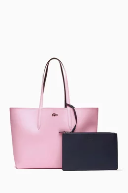 Pink lacoste bag hotsell