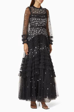 Needle and thread black dress best sale