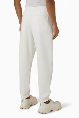 White armani joggers outlet