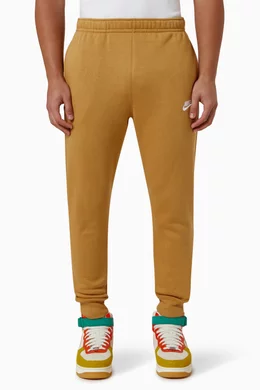 Yellow nike joggers on sale