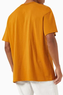 Buy Nike Yellow Sportswear Premium Essentials T shirt in Cotton For Men Online Ounass UAE