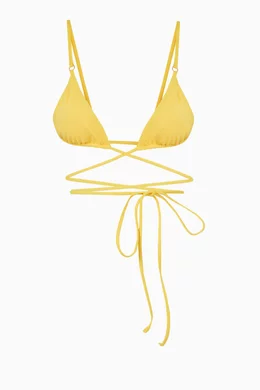 Yellow swimsuit bikini cheap
