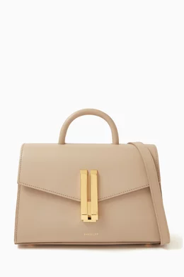 Buy DeMellier Grey The Midi Montreal Top Handle Bag in Smooth