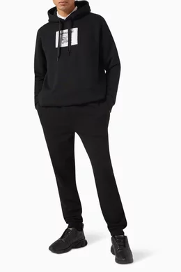 Buy Burberry Black Logo Track Pants in Cotton For Men Online Ounass UAE