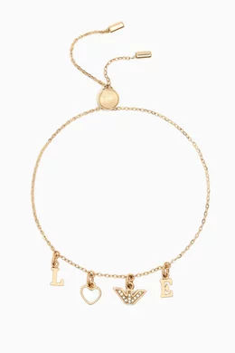 人気大割引 Gold Armani Emporio Buy Sentimental Love Pearl of Mother アクセサリー