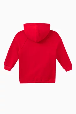 Buy Gucci Red Logo Print Hoodie in Cotton For Baby Boys Online Ounass UAE