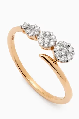 Buy STONE AND STRAND Yellow Diamond Burst Galaxy Ring in