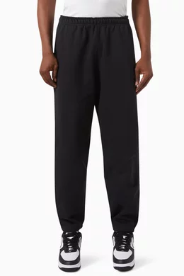 Black nike swoosh sweatpants clearance