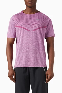 Buy Nike Running Purple Dri FIT ADV Techknit Ultra T shirt in Recycled Nylon For Men Online Ounass UAE