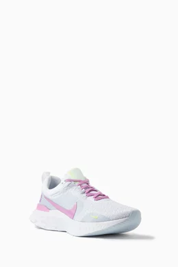 Buy Nike Pink React Infinity Run Sneakers in Flyknit For Women