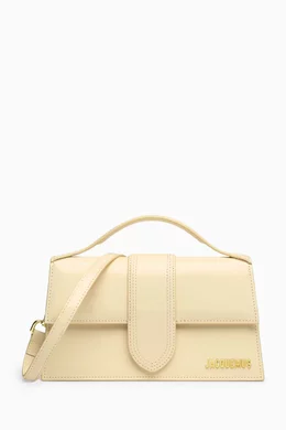 Buy Jacquemus Neutral Le Grand Bambino Shoulder Bag in Leather For Women Online Ounass UAE
