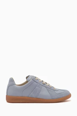 Buy Maison Margiela Blue Replica Low top Sneakers in Calfskin Suede For Women Online Ounass UAE