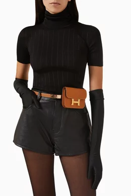 Buy Hermès Pre-Loved Brown Unused Constance Slim Wallet in Epsom