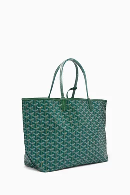 Buy Goyard Pre Loved Green Unused SAC St. Louis PM Tote in Goyardine Fabric For Women Online Ounass UAE