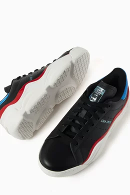 Buy adidas Black Stan Smith Millencon Sneakers in Leather For