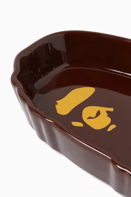 Buy A Bathing Ape Brown Big Ape Head Multi Tray in Ceramic For Men