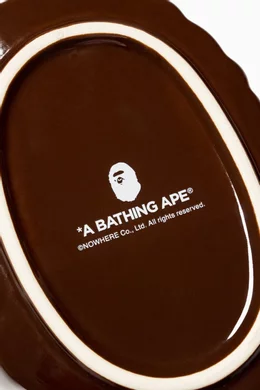 Buy A Bathing Ape Brown Big Ape Head Multi Tray in Ceramic For Men