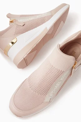 Leather Shoes Wedges Sneakers Michael Kors Wedges Pink Buy Michael