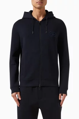 Emporio armani zip hoodie store