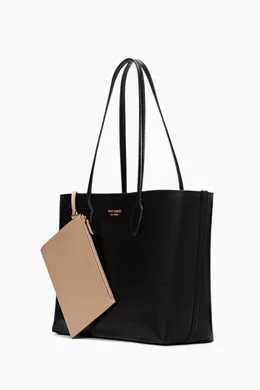 Buy Kate Spade New York Black Large Bleecker Tote Bag in Leather For Women Online Ounass UAE