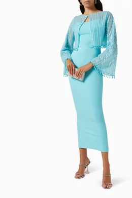 Embellished two piece dress discount