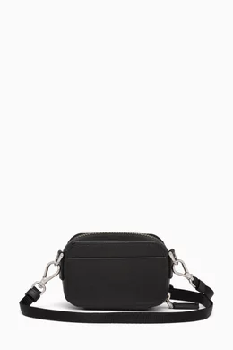 Buy Prada Black Saffiano Leather Mini Pouch For Men Online Ounass UAE