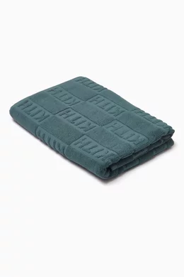 タオル KITH Embossed Summer Beach Towel Buy Kith Green Logo Embossed Summer Beach Towel in Cotton