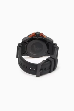 Buy Emporio Armani Black Aqua Quartz Watch 46mm For Men Online Ounass UAE