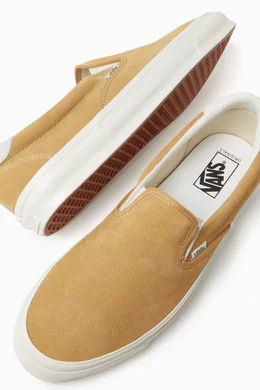 Buy Vans Yellow OG Slip On 59 LX Sneakers in Suede For Men Online Ounass UAE