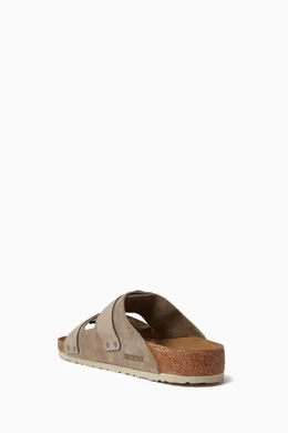 Buy Birkenstock Neutral Uji Sandals in Suede For Men Online Ounass UAE