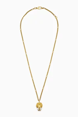Lion gucci necklace discount