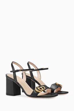 Gucci marmont heel sandal shop