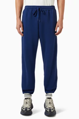 Buy Gucci Blue Interlocking G Jogging Pants in Cotton Jersey For Men Online Ounass UAE