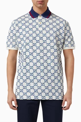 Gucci navy polo new arrivals