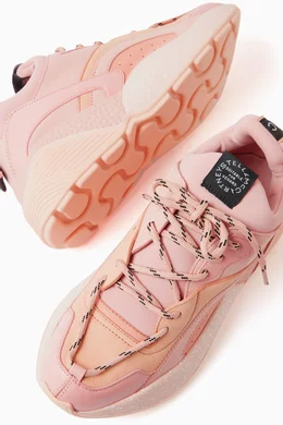 Buy Stella McCartney Pink Eclypse Low top Sneakers in Alter Suede For Women Online Ounass UAE