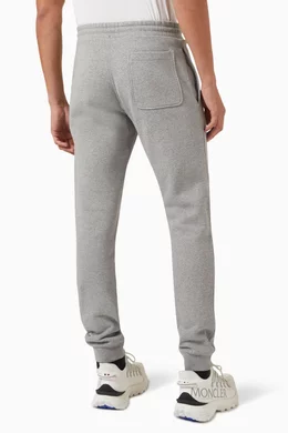 Buy Moncler Grey Logo Sweatpants in Cotton For Men Online Ounass UAE