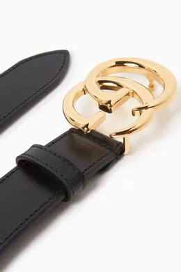 Buy Gucci Black GG Marmont Belt in Leather For Men Online Ounass UAE
