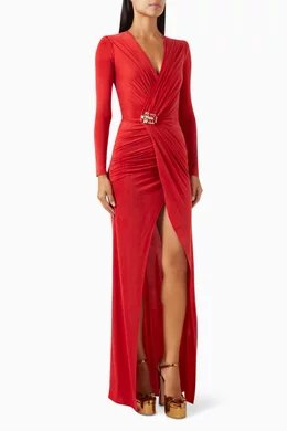 Elisabetta franchi red dress store