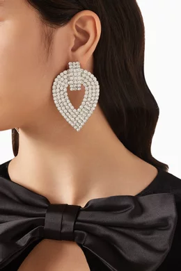 Alessandra rich crystal drop earrings clearance