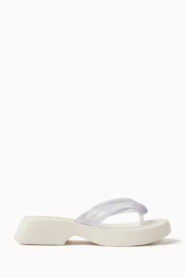 Flip flops with air bubble sales