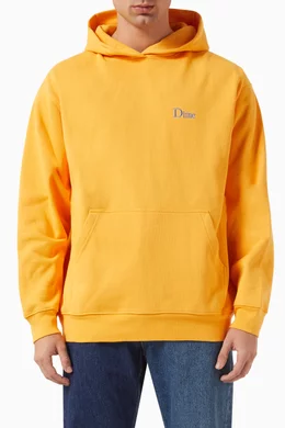 Dime yellow hoodie top