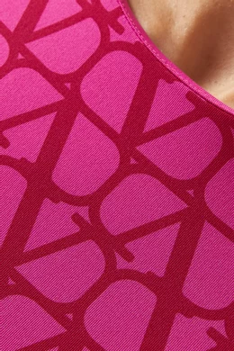 Buy Valentino Garavani Pink Valentino Toile Iconographe