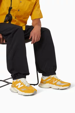Buy New Balance Yellow 9060 Sneakers in Mesh Suede For Men Online Ounass UAE