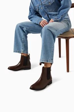 Buy Coach Brown Maeve Booties in Smooth Leather For Women Online