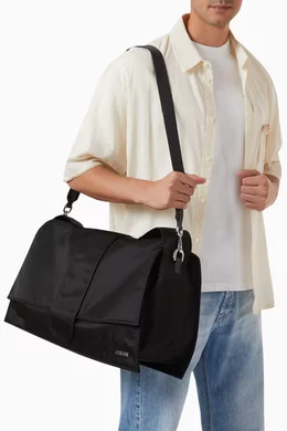 Buy Jacquemus Black Le Bambino De Voyage Weekender Travel