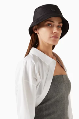 Buy Kate Spade New York Black Sam Quilted Bucket Hat For  display picture 2