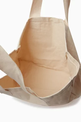 Buy Adanola Neutral Varsity Tote Bag in Recycled-cotton For