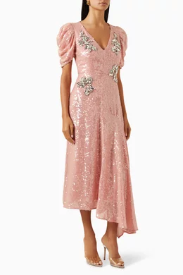 Erdem sequin dress clearance