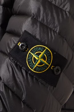 Buy Stone Island Black Packable Down filled Jacket in Recycled Nylon For Men Online Ounass UAE