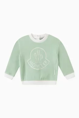 Moncler logo embroidered sweatshirt 2025